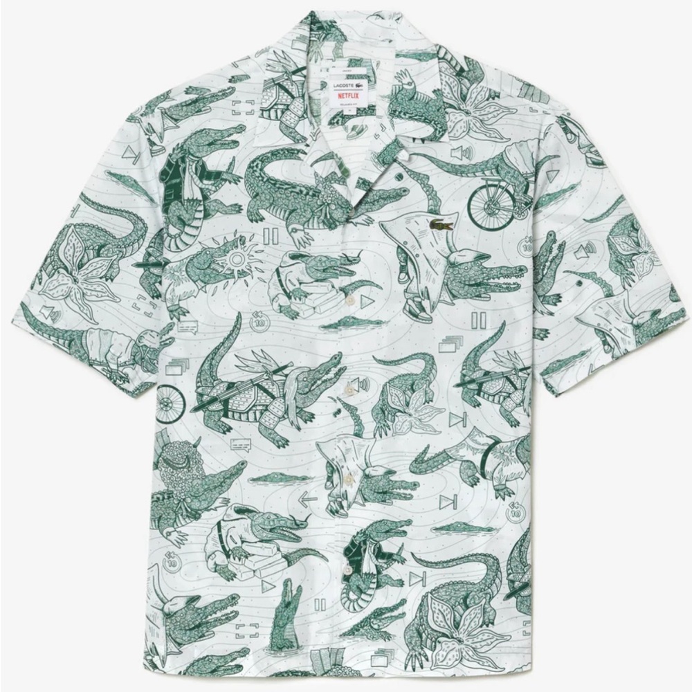 Reyn Spooner Green Print Men's Shirt